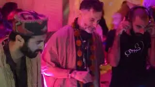 Sabo, Viken Arman, Goldcap at Alborz Tea Party at Burning Man in 2019