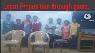 Learn #Preposition through #game.#In#On#Under#Between#In front of# Behind#beside.# viral video