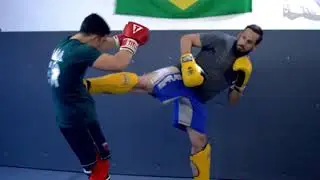 Failed leg kick to side kick - Southpaw Edition