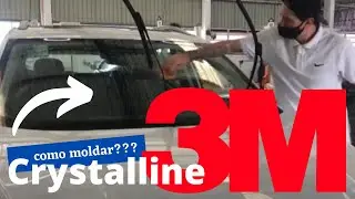 Película Crystalline 3M | Como moldar aplicar instalar | HOW TO APPLY WINDOW FILM CRYSTALLINE 3M