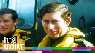 Prince Charles Takes to the Skies as Helicopter Pilot (1974)