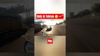 &ldquo;Unbelievable Driving Moments in Tehran!😱 #pov #automobile#tehran
