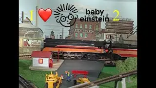 Baby Einstein’s I’ve Been Working On The Railroad Segment with different train footages