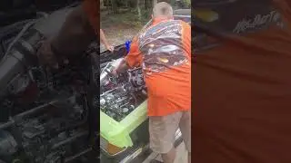 PROCHARGED 442 G-BODY FIRST FIRE UP WITH TKM 427
