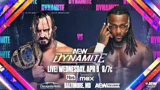 WWE 2K25 Pac Vs. Swerve Strickland | AEW Dynamite 4/9/25