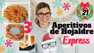 APERITIVOS CON HOJALDRE FÁCILES Y RÁPIDOS *3 Recetas Hojaldre Salado*