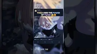 TOGA USES THE POWER OF TWICE 😱🤩 | #myheroacademia #edit #amv #mha #anime