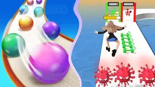 Marble Run Vs Run Healthy Max Level Walkthrough iOS,Android Gaming Update Mobile Game Pro Trailers