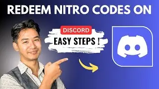 How To Redeem Nitro Codes On Discord !