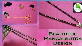 Mangal sutra making at home 10/ beads jwellery making.