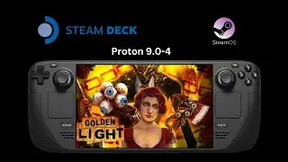 Golden Light - Steam Deck Gameplay | Surreal Roguelike Horror