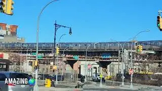 Brooklyn bounds J train l Amazing NYC subway video 