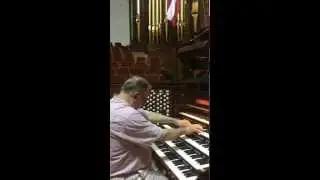 Mark Laubach at the Mormon Tabernacle organ