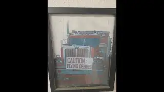 Caution: Flying debris