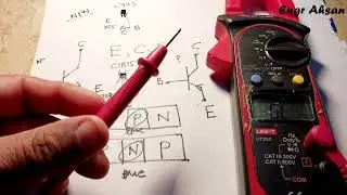 How to test a Transistor by Multimeter | NPN or PNP?Urdu/Hindi #transistor
