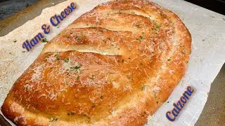 Delicious Homemade Calzone (Ham & cheese)