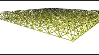 Sketchup Estructura estereométrica (metálica)