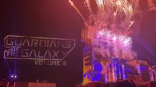 [4K] Exclusive Guardians of the Galaxy Vol. 3 Drone Show - Disneyland Paris