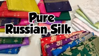 Pure Russian Silk Sarees at Manufacturing Price 😱😱 | Cheapest in Whole Market 