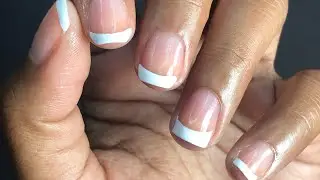 How to do a French manicure on your natural nails