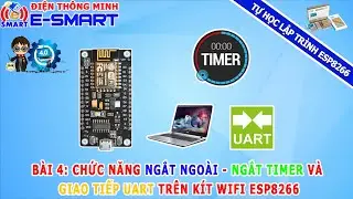 Lesson 4 - External Interrupt Functions - Timer Interrupts and UART Communication on the ESP8266 ...