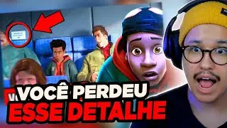 MUITOS EASTER EGGS! DETALHES que você PERDEU em HOMEM-ARANHA no ARANHAVERSO