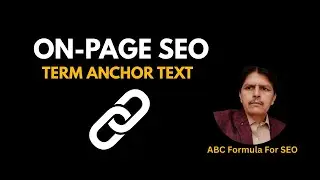 What Is Anchor Text | On-Page SEO Term | Part-2