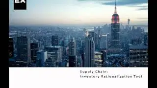 Supply Chain - Inventory Rationalization Tool