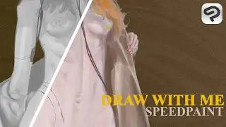 How to draw female body / Drawing process / Speedpaint