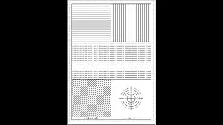 أنواع الخطوط في الرسم الهندسي
