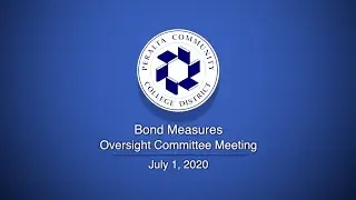 Bond Measures Oversight Committee Meeting - July 1, 2020