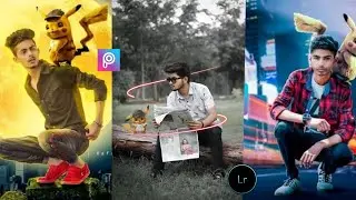 pikachu photo editing | picsart pikachu Photo editing | creative photo editing video