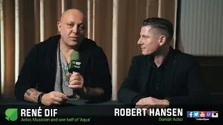 Aqua's Ren&eacute; Dif and Danish Actor Robert Hansen Visit the Unibet Open