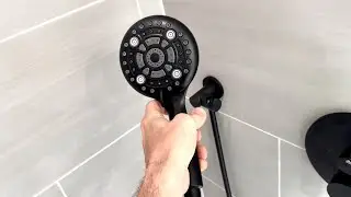 SR SUN RISE 10 Inch Shower System Review: Matte Black Rain Head + 6-Setting Handheld