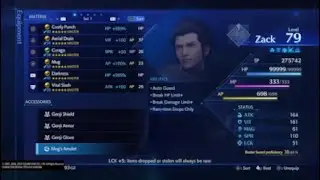 Final Fantasy 7 Crisis Core Reunion - Mithril (Spirit)  Farm - G Purg (rare drop and steal) M3-4-6