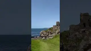 Kinbane Castle 🇬🇧 | One of the most underrated cliffside castles on the Causeway Coast!