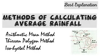 #4 Methods of calculating average rainfall | Water Resources Engineering | SBTE Bihar