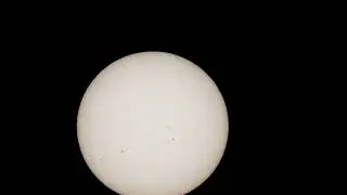 First try with the Dwarf scope and sun 1