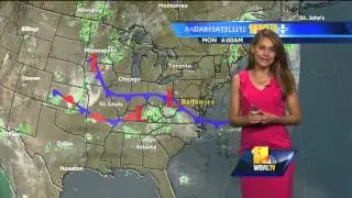 Clouds increase Monday; Unsettled week ahead