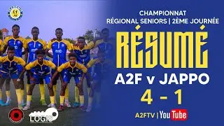 [RÉSUMÉ] A2F v JAPPO (4-1) | Championnat Régional Seniors 2ème Journée