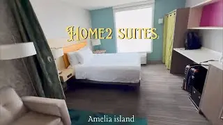 Обзор номера Queen в отеле Home2 Suites Amelia Island.