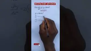 Second order derivative   #goviralshorts #secondorderderivative #calculus #maths #fypp
