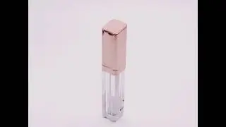 LG16108 rose gold empty 5ml lip gloss tubes with wands