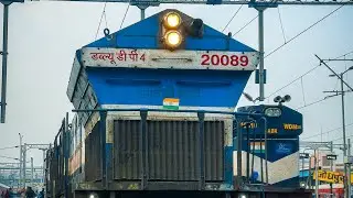BGKT WDP4 20089 LHF HONKING hauling LHB Marudhar Express #indianrailways