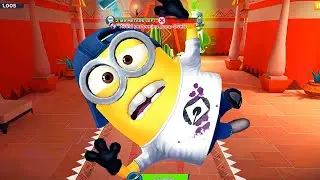 Striker minion completed run 17,700 meters task in Train station room