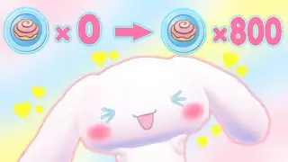 Collecting 800 Cinnamon Coins!  | Roblox Hello Kitty Cafe Cinnamoroll's Cloud Cafe |  Riivv3r