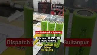 Order Dispatch tAyodhya | 60v 30ah LFP Battery | safest Battery #lithiumbattery #lithiumbatterypack