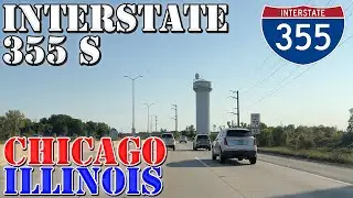 I-355 South - Chicago Area - Illinois - 4K Highway Drive