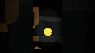 Pac Man in Scary Tunnel part 1 with Opentoonz #opentoonz #animation #pacman