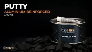 Reinforced aluminium finishing putty: easy to sand